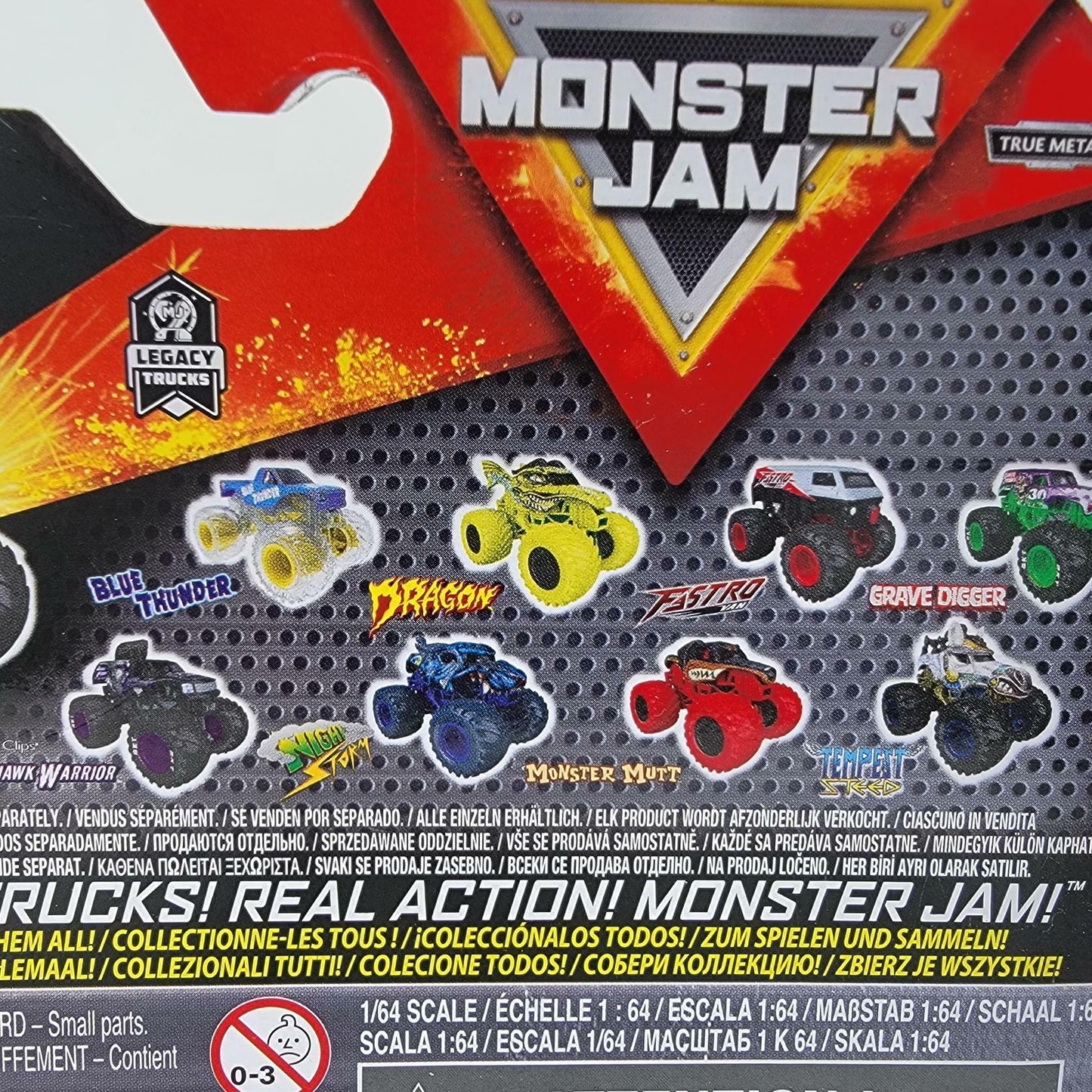 Monster Jam, Official Earth Shaker Monster Truck, Die-Cast Vehicle, 1:64 Scale, Kids Toys for Boys Ages 3 and up