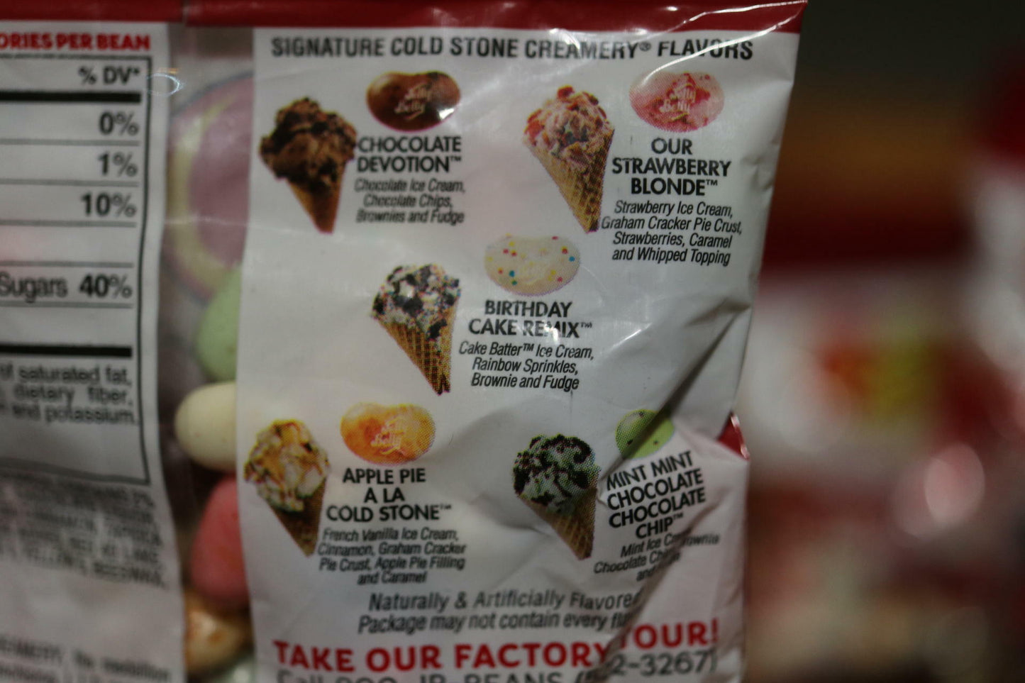 COLD STONE ICE CREAM PARLOR MIX Jelly Belly Candy (6) 3.1oz Jelly Beans 12/2025