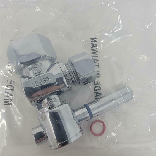 Kingston Brass Concord Decorative Quarter Turn Valve1/2-Inch IPS Inlet 3/8-Inch