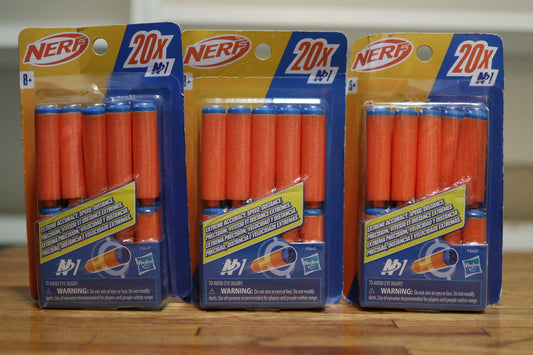 Nerf N Darts, 20 Darts 60 Total Compatible with Nerf N Series Blasters - 3 Packs