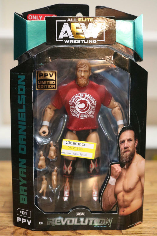 AEW Bryan Danielson Revolution Action Figure - Lot of 1, 1 Unit - Brand New