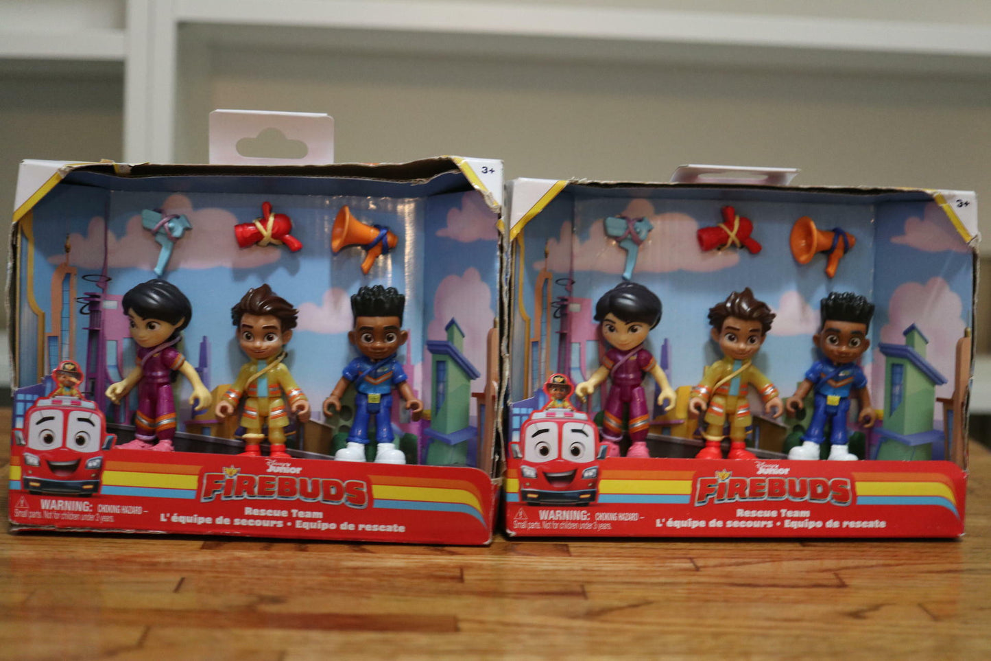 Disney Junior Firebuds, Violet & Axl, Bo and Flash, & 2 Sets of the Rescue Team
