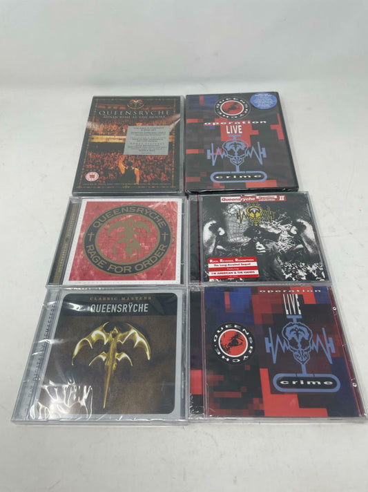Queensrÿche Bundle - 2 DVDs and 4 CDs, All Sealed
