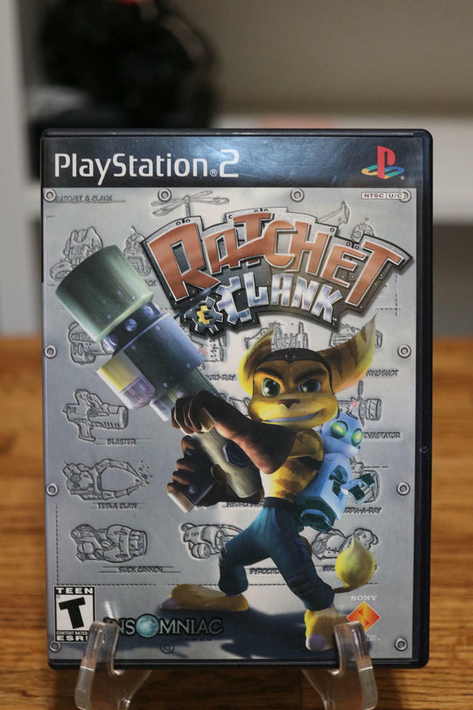 Ratchet & Clank - PlayStation 2 Black label Complete Disc and Manual Tested