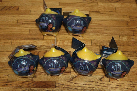 Disney Wish Mini Collectible Plush Toy in Wishing Star Blind Bag - Lot of 6
