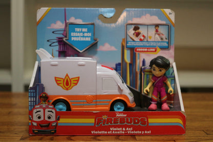 Disney Junior Firebuds, Violet & Axl, Bo and Flash, & 2 Sets of the Rescue Team