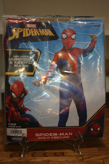Kids' Child Marvel Spider-Man Halloween Costume Jumpsuit with Mask Medium 8 - 10