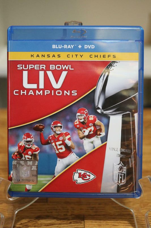 Super Bowl LIV Champions: Kansas City Chiefs-Blu-Ray + DVD-Corner of Case Broken