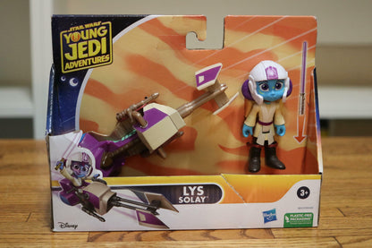 Star Wars: Young Jedi LYS Solay & Training Droid, Kai Brightstar, Nubs, And Lys