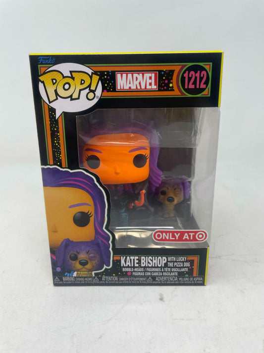 Funko POP TV: Hawkeye - Kate Bishop & Lucky (Blacklight)
