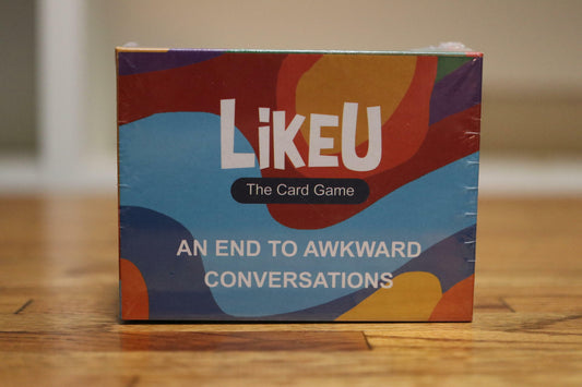 LikeU Cards an End to Awkward Conversations, Party Card Game - Lot of 1, 2 Units