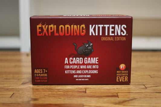 Exploding Kittens Card Game: Original Edition-Box Ripped, Contents Are Brand New