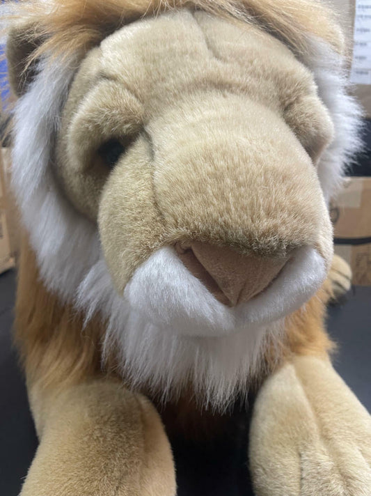 F.A.O SCHWARZ Extra Large Lion w/ Maine Male Plush Stuffed Animal, 45in Body
