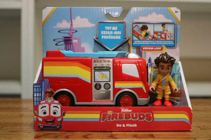 Disney Junior Firebuds, Violet & Axl, Bo and Flash, & 2 Sets of the Rescue Team