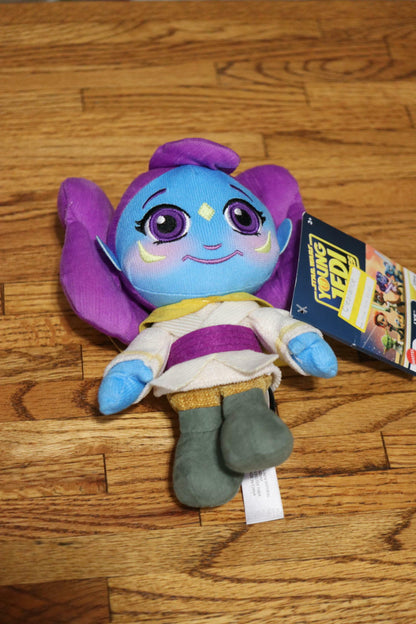 Mattel Star Wars Young Jedi Adventures Plush-Kai Brightstar, Nubs, Lys-Lot of 3