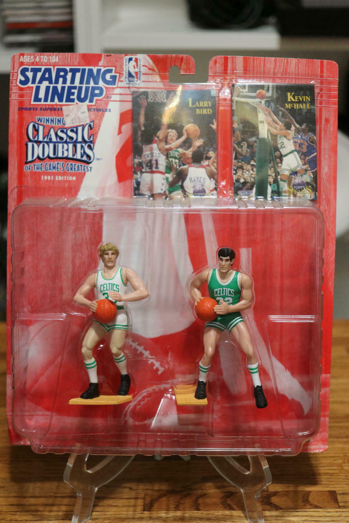 Vintage 1997 NBA Starting LineUp Classic Doubles LARRY BIRD & KEVIN McHALE