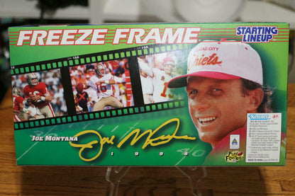 1998 Kenner Starting Lineup Freeze Frame QB JOE MONTANA San Fran 49ers Boxed VG