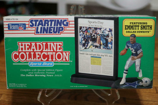 Emmitt Smith - Dallas Cowboys - 1992 Headline Collection Starting Lineup