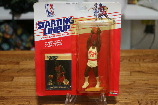 1988 🏀 Michael Jordan Rookie Year Figure Starting Lineup Kenner Toys R Us