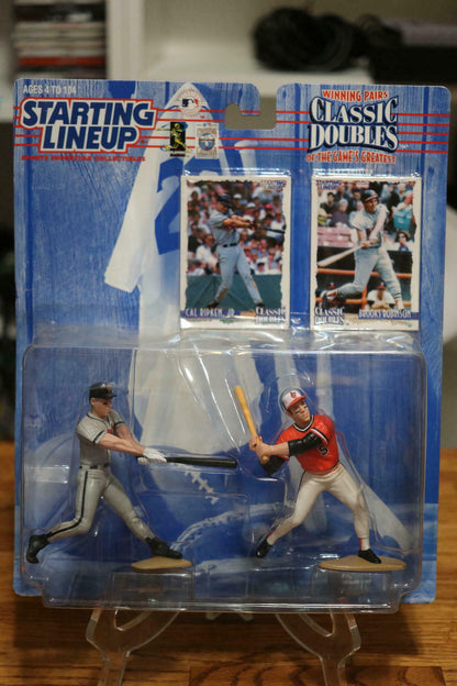 1997 Starting Lineup Classic Doubles Cal Ripken & Brooks Robinson, MLB Vintage