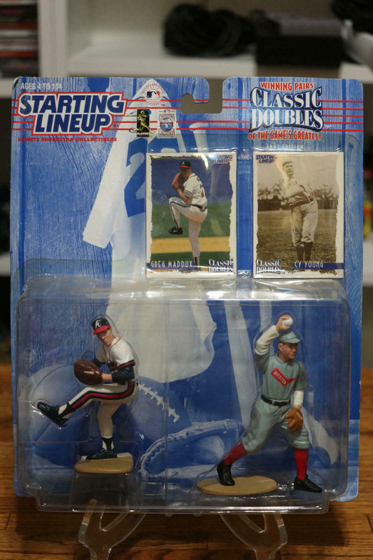 Starting Lineup 1997 MLB Classic Doubles Greg Maddux and CY Young