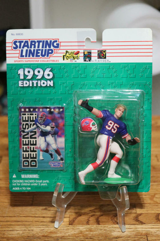 Kenner Starting Lineup 1996 NFL Football Bryce Paup Buffalo Bills Action Figure