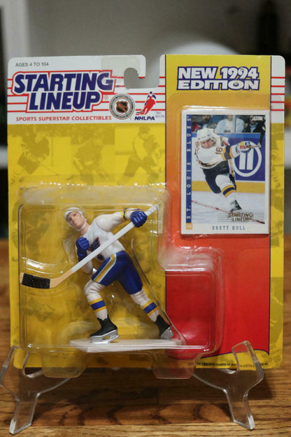 1994 Starting Lineup Brett Hull St. Louis Blues Hockey Figure & Card Sealed