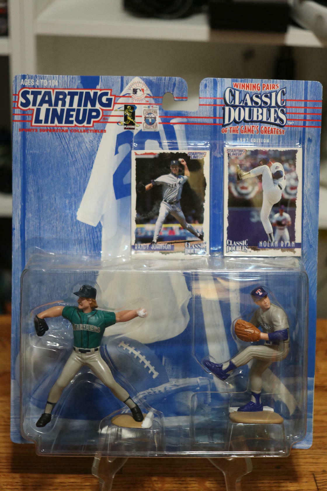 1997 Classic Doubles NOLAN RYAN Rangers RANDY JOHNSON Mariners Starting Lineup