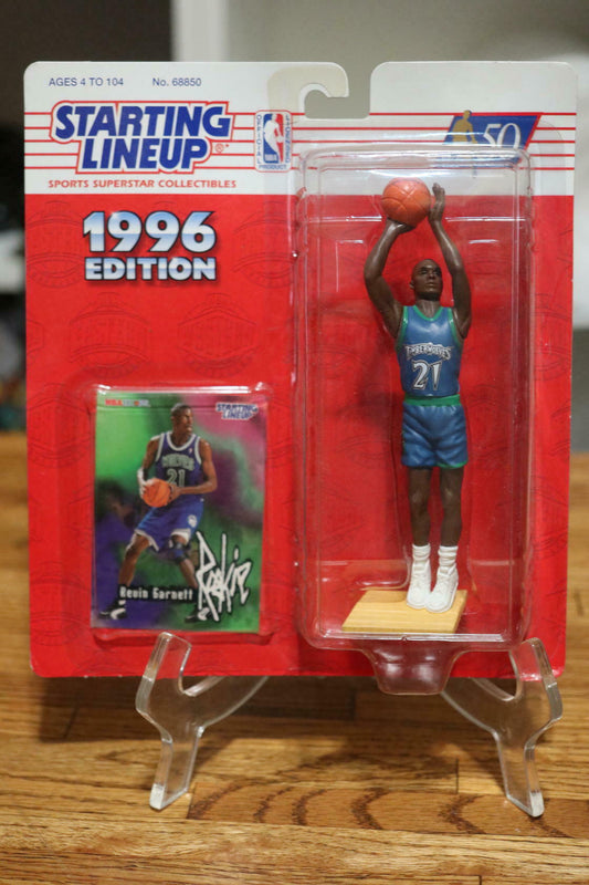 nba basketball Kevin Garnett (1996) Starting Lineup Kenner Figure