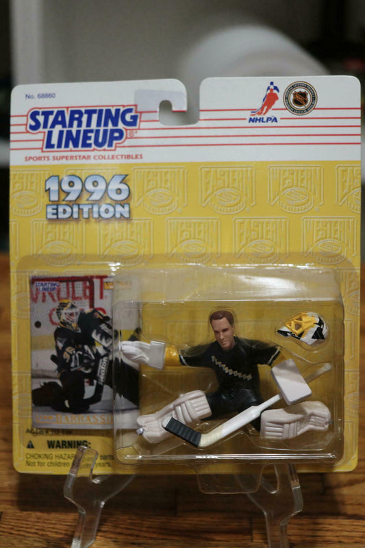 New Sealed Starting Lineup SLU 1996 Tom Barrasso NHL Pittsburgh Penguins Goalie