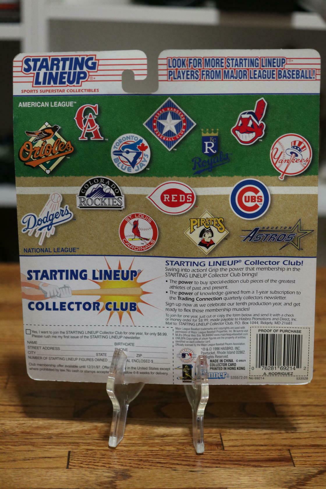 Starting Lineup 1997 Edition • Alex Rodriguez Seattle Mariners MLB Action Figure