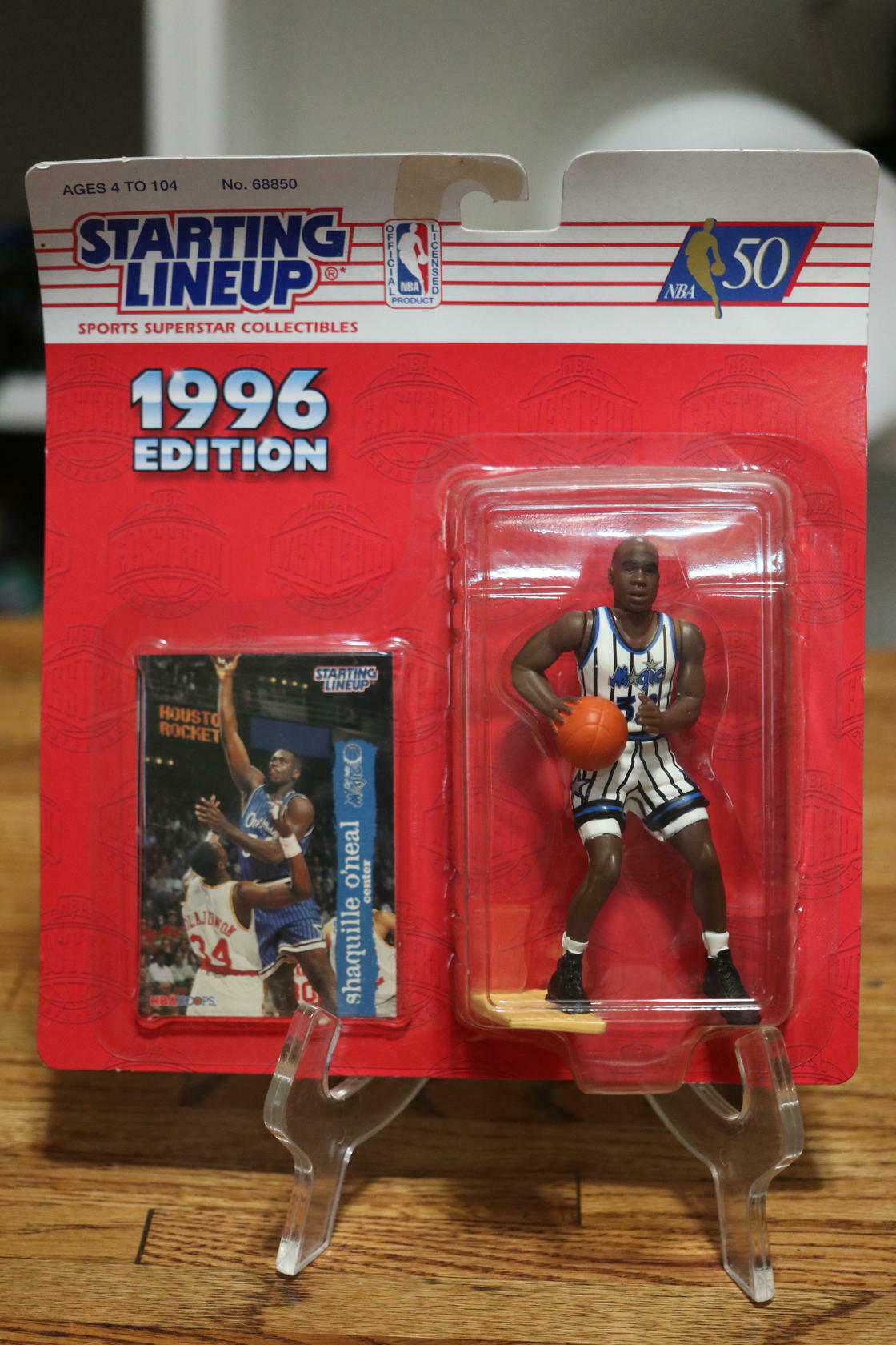 1994 Shaquille O'Neal Starting Lineup Action Figure Kenner SHAQ With Card BXE