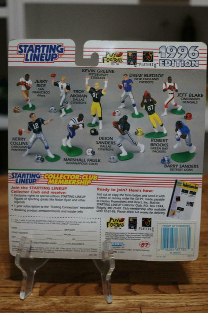 1996 Kenner Starting Lineup Football Reggie White GREEN BAY PACKERS NIP W/Card