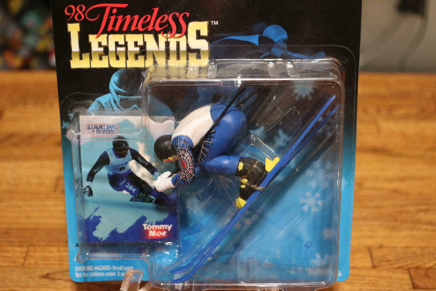 1998 SLU Starting Lineup Timeless Legends Tommy Moe Action Figure