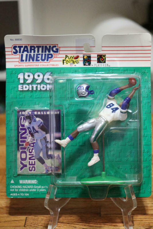 Joey Galloway Starting Lineup Figure NFL 1996 Seattle Seahawks New Sealed