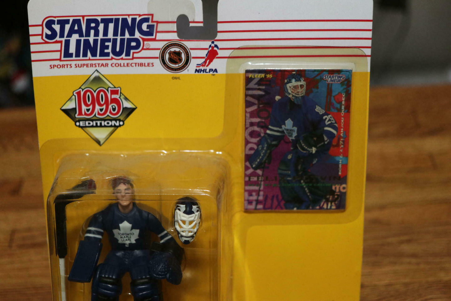 1995 NHL Hockey- Felix Potvin -Maple Leafs Starting Lineup Figure W/ Card *NIB*